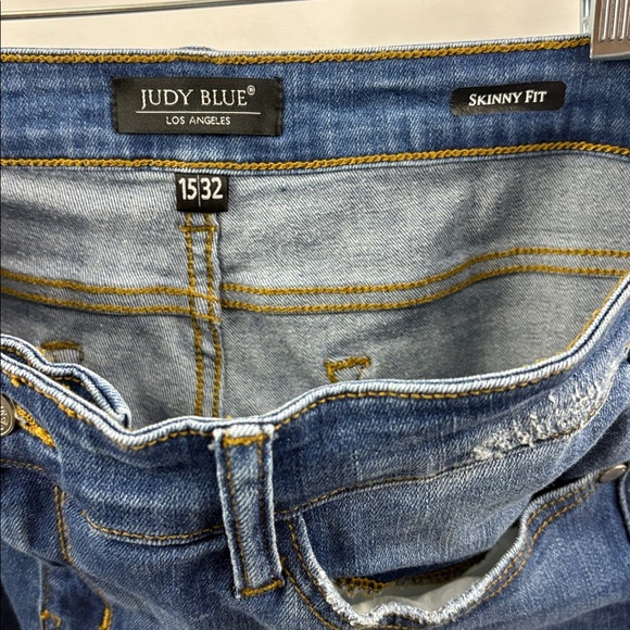 Lot Of 2 Judy Blue Jeans 15/32 Boyfriend Fit Skinny Fit Womens Denim - Picture 15 of 15